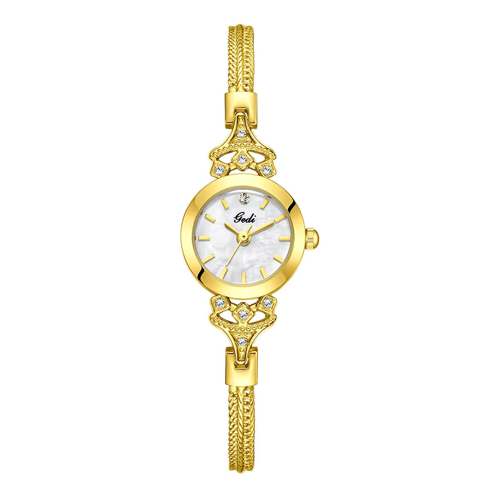 Celestia – Elegant Gold Women’s Bracelet Watch 5