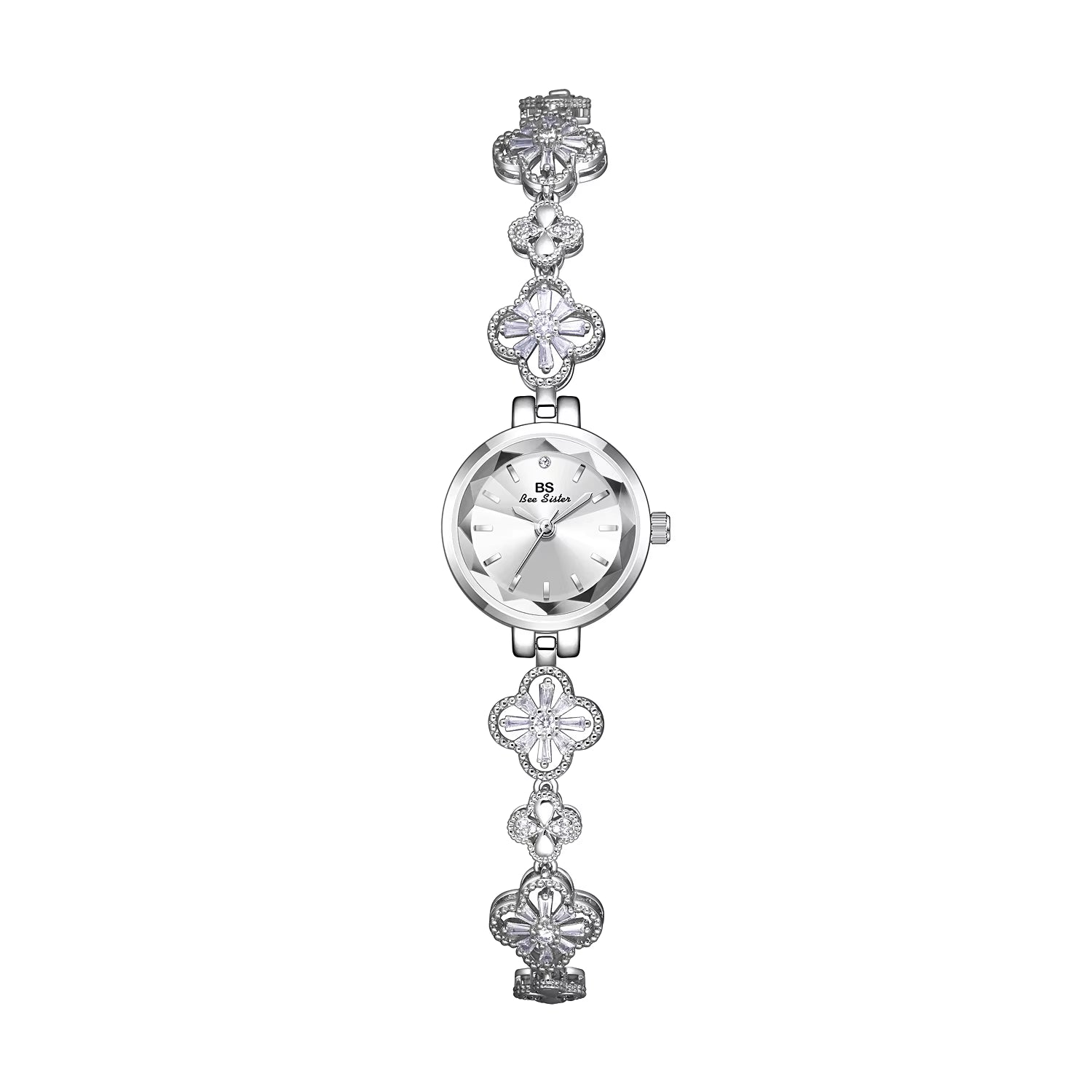 Luna Flora Crystal Blossom Bracelet Watch