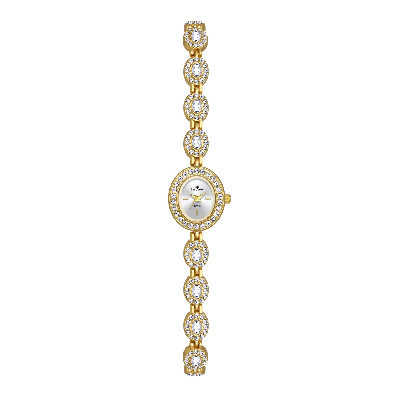 Emeralda Oval Gemstone Bracelet Watch