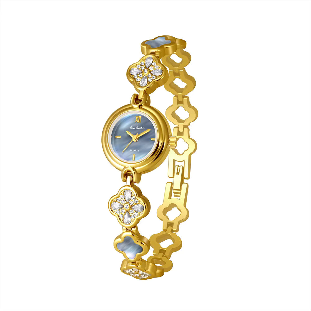 Lunaclover Elegant Crystal Watch