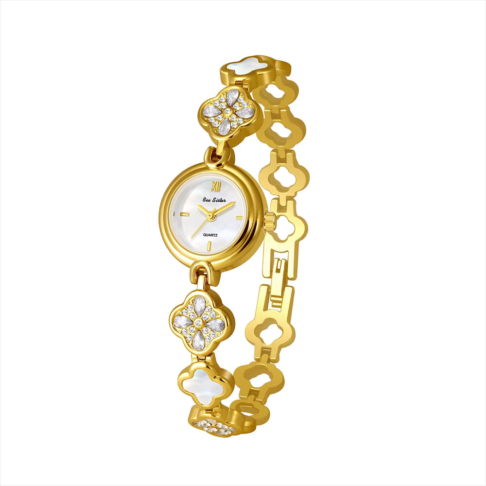 Lunaclover Elegant Crystal Watch