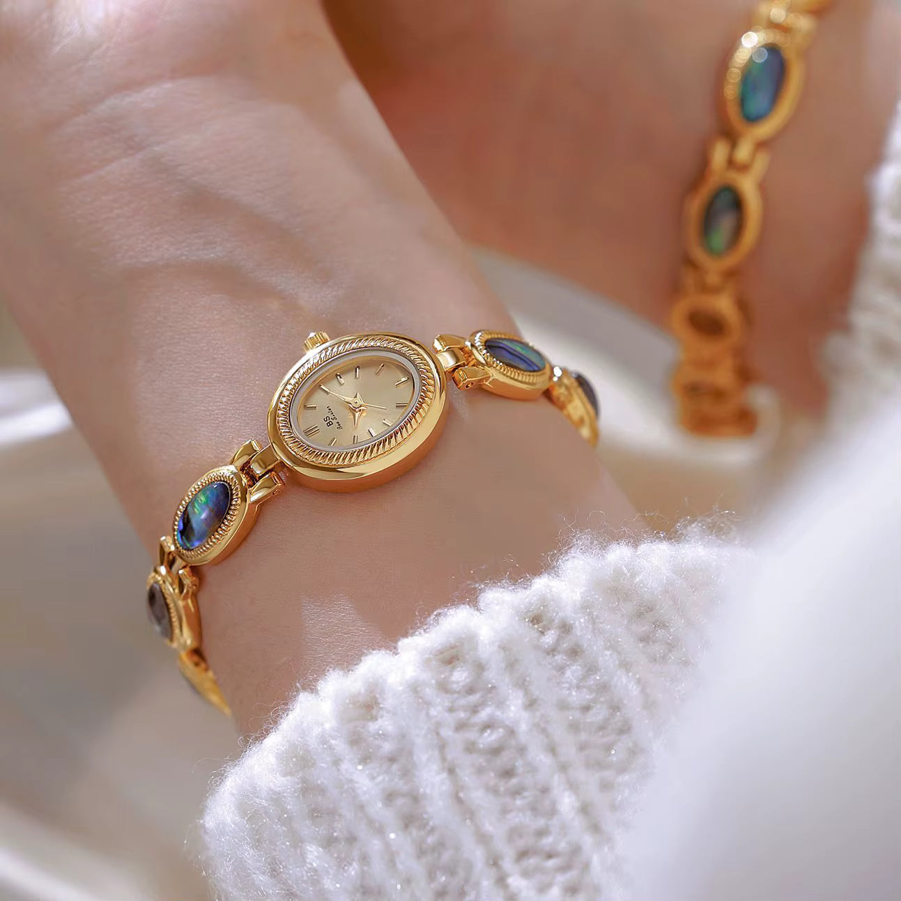 Abalone Shell Elegant Watch 2