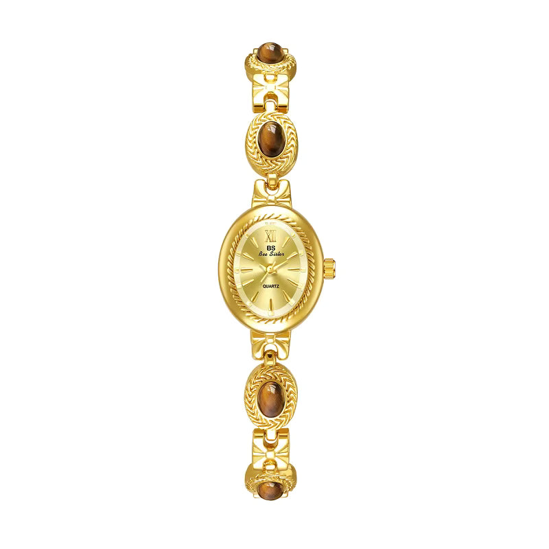 Jadelle Retro Stone Bracelet Watch