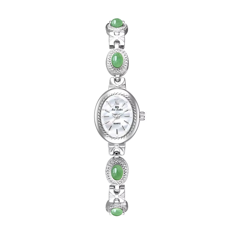 Jadelle Retro Stone Bracelet Watch