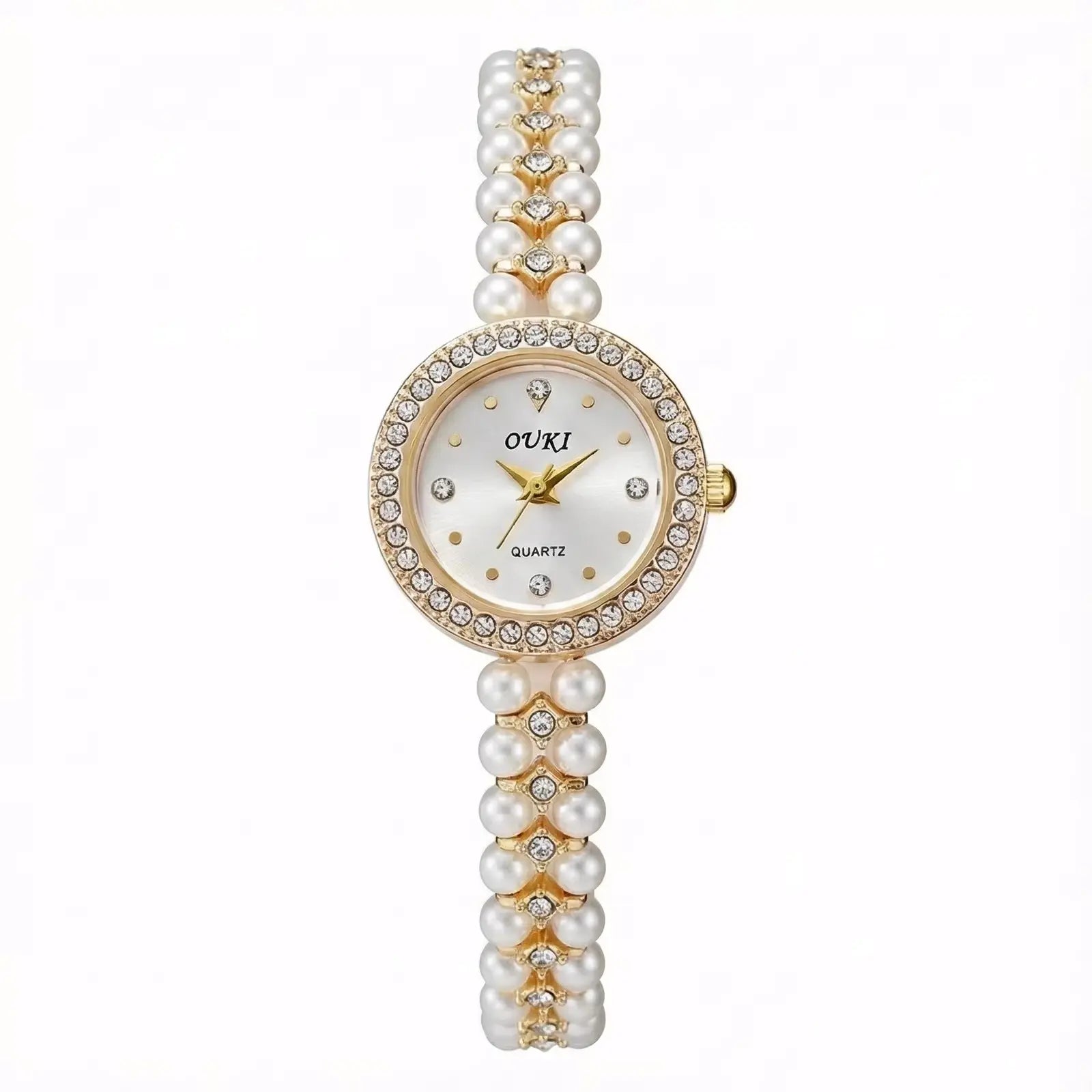 Liana Elegant Pearl Bracelet Watch (7)