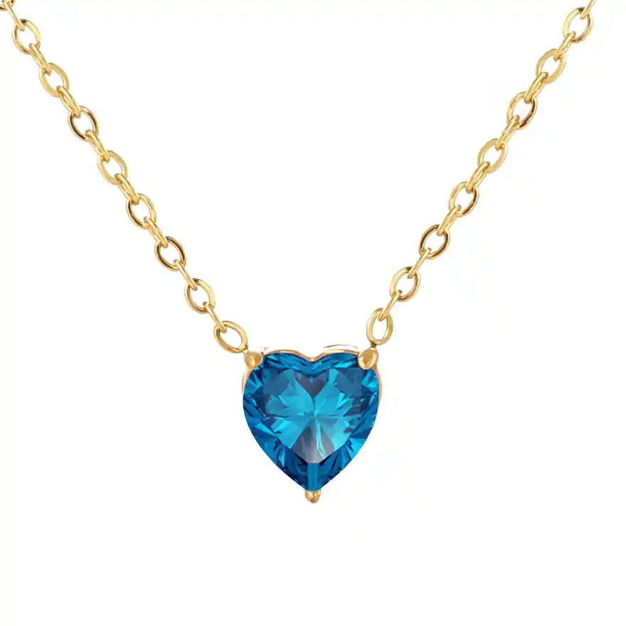 Amoria Heart Crystal Necklace