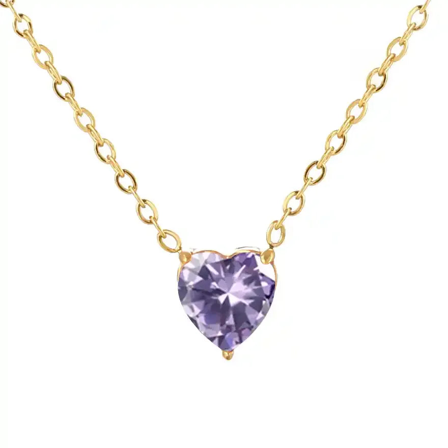 Amoria Heart Crystal Necklace