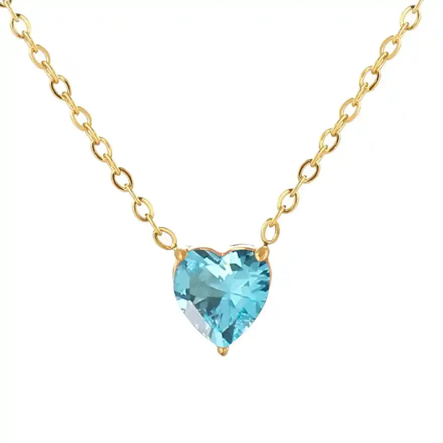 Amoria Heart Crystal Necklace