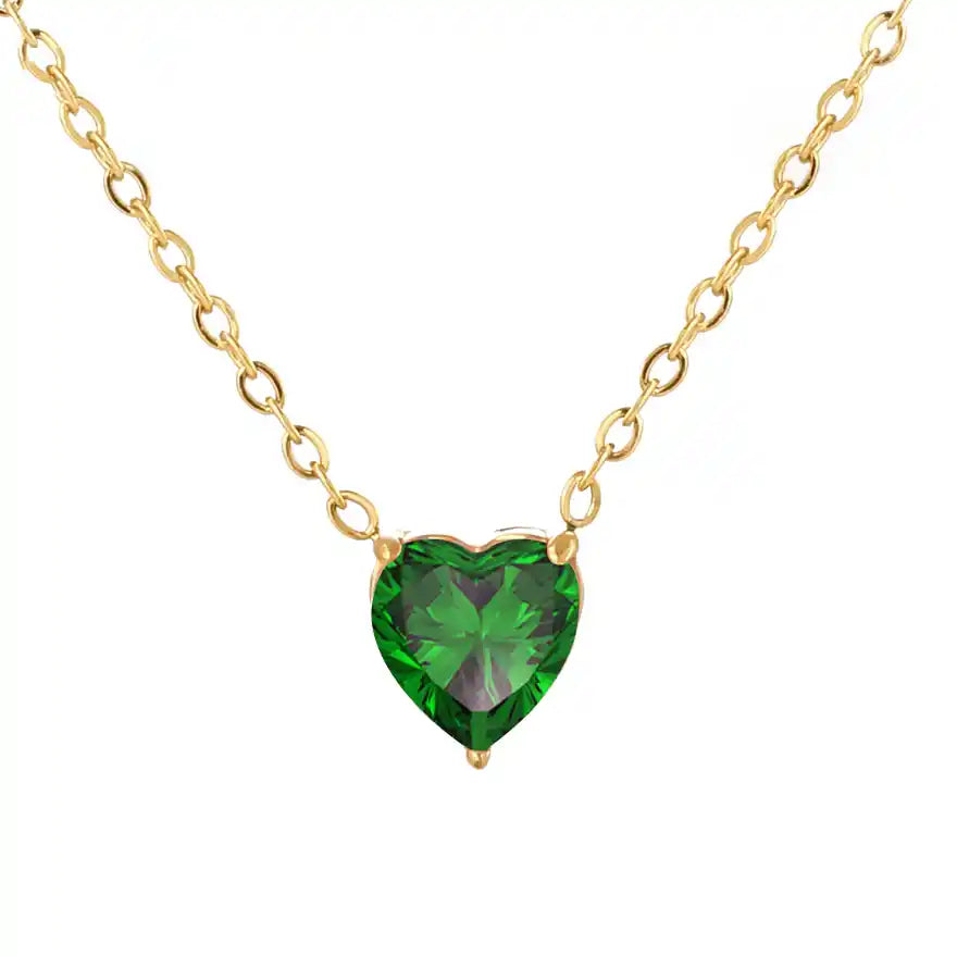 Amoria Heart Crystal Necklace