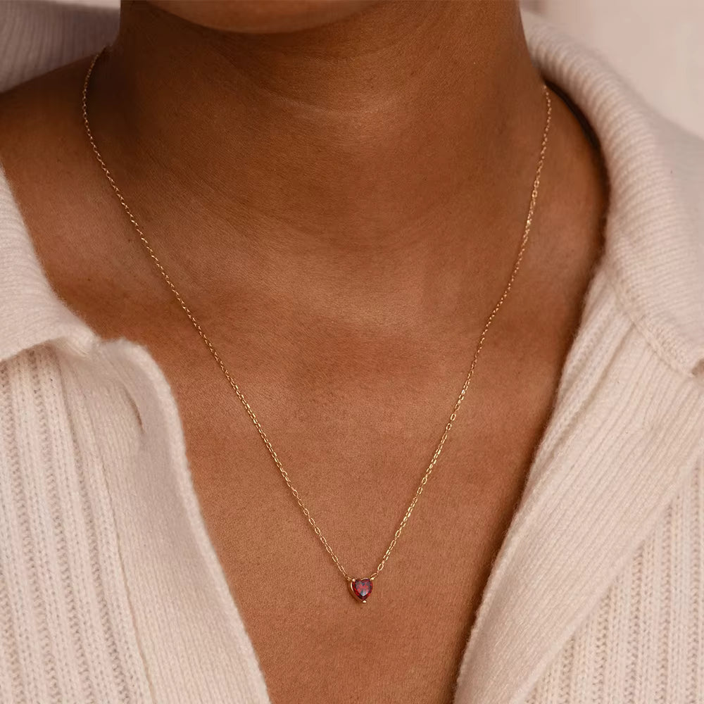 Amoria Heart Crystal Necklace 3