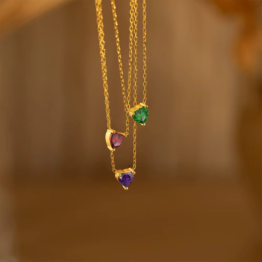 Amoria Heart Crystal Necklace 4