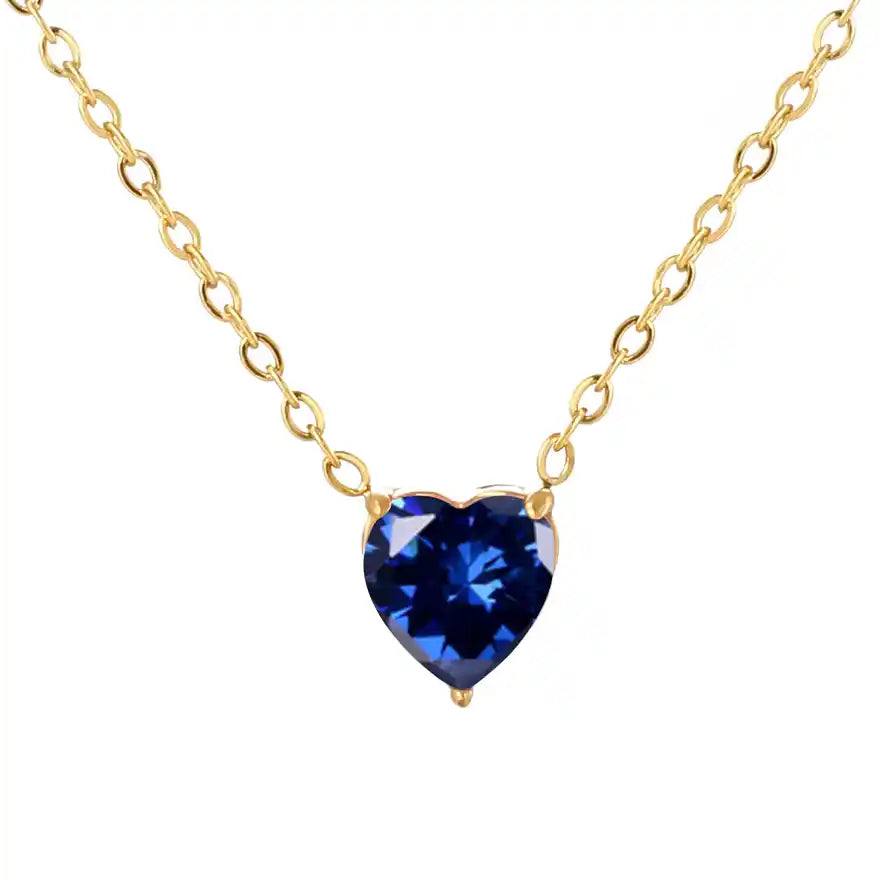 Amoria Heart Crystal Necklace