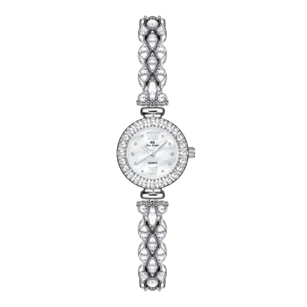 2025 Women Watch Light Luxury Brand Mantianxing Diamond Bracelet Watch Exquisite High end Ladies Fashion Quartz Wristwatches 5