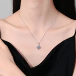 Serene Elegance Clover Necklace