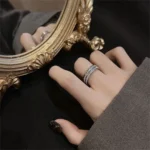 Rose Gold Zircon Ring