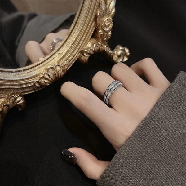 Rose Gold Zircon Ring