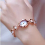 Miyuki Timeless Pearl Bracelet Watch