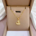 Lucky Duck Vergoldet mit Zirkonia