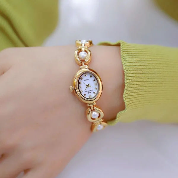 Miyuki Timeless Pearl Bracelet Watch