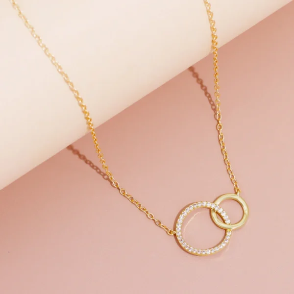 Solea Double Circle Necklace