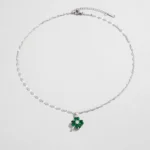 CloverGlow Elegante Vier-Blatt Halskette
