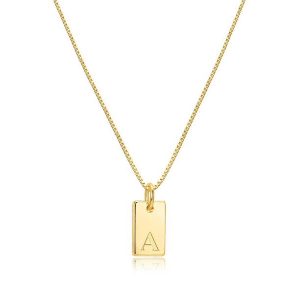 Gold Initial Necklace
