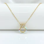 Celina Swan Crystal Halo Necklace
