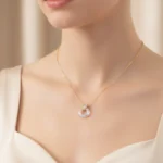 Celina Swan Crystal Halo Necklace