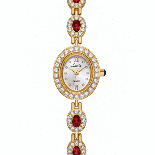 Emeralda Oval Gemstone Watch
