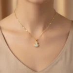 Lucky Duck Vergoldet mit Zirkonia