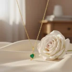 Ocean Heart Gold Dolphin Necklace