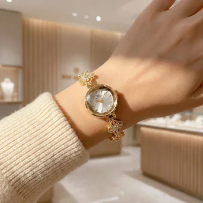 Luna Flora Crystal Blossom Bracelet Watch